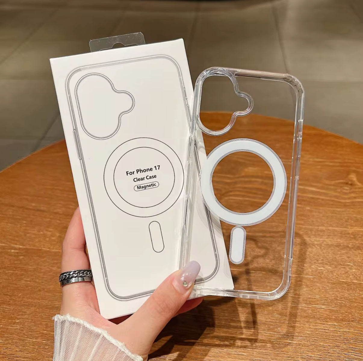 Transparent MagSafe IPhone Case